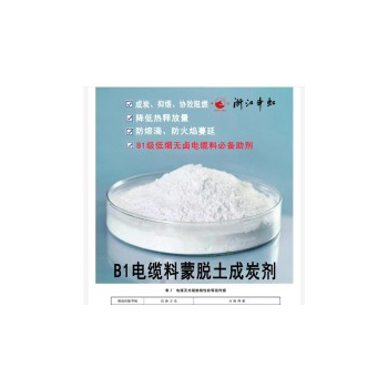 蒙脫土成炭劑、加工改性劑、協效成炭劑